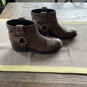 All Saints leather moto biker boot. Size 39. Fits like US 8